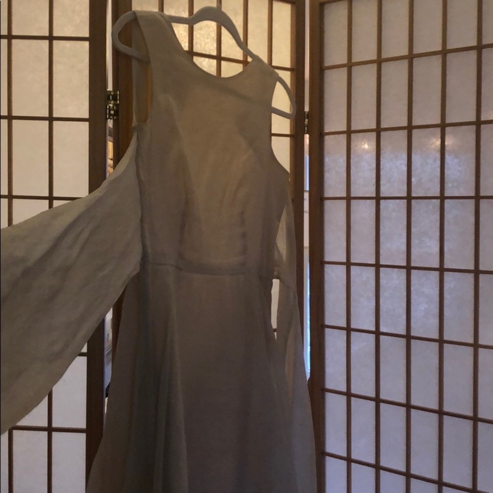 Elizabeth Wayman linen and silk dress